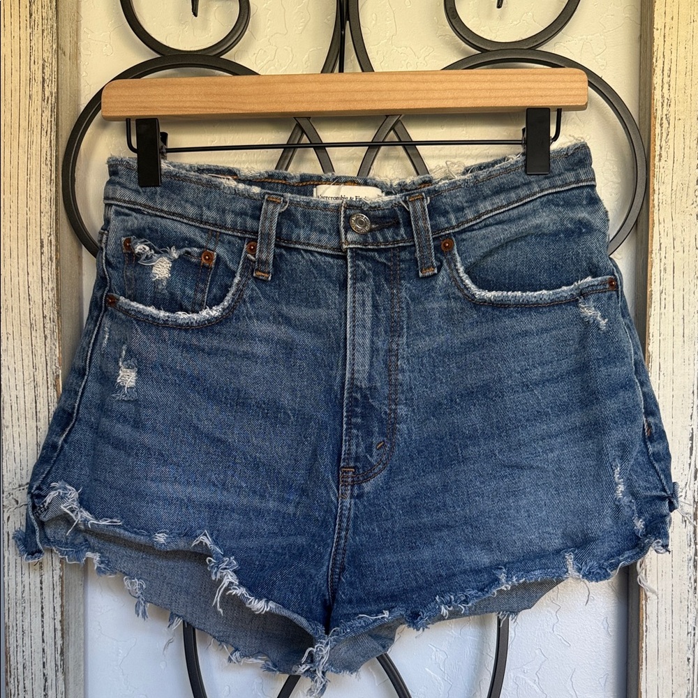 Abercrombie & Fitch | High Rise Mom Shorts Curve Love Shorts | Size 28/6